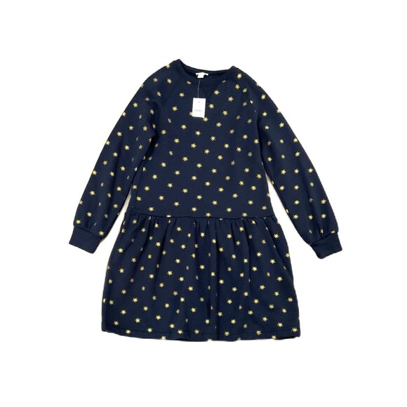 Crewcuts-Navy Blue Stars-Girls Dress-Size 14 - Picture 1 of 4